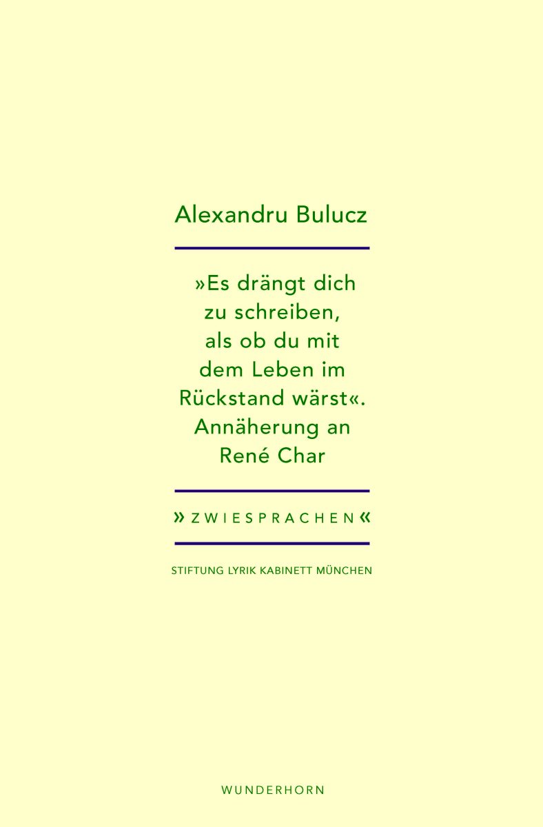 »Es drängt dich zu schreiben, als ob du mit dem Leben im Rückstand wärst«